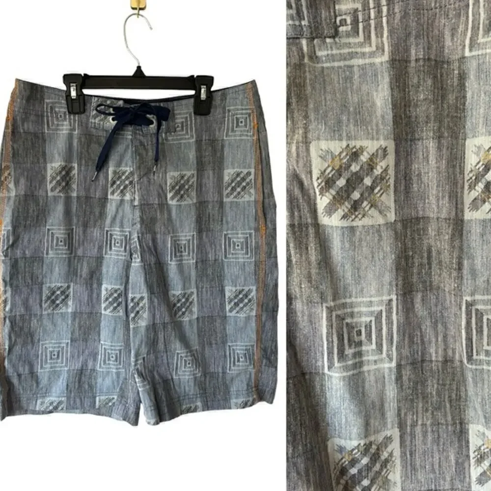 Reyn Spooner Blue/Grey Board Shorts -‎ 30